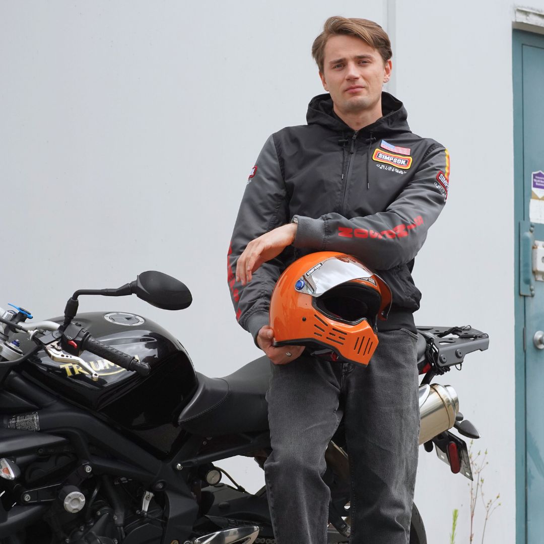 SIMPSON NSM-2206 ヴィンテージロゴフーディー 春夏モデル | SIMPSON