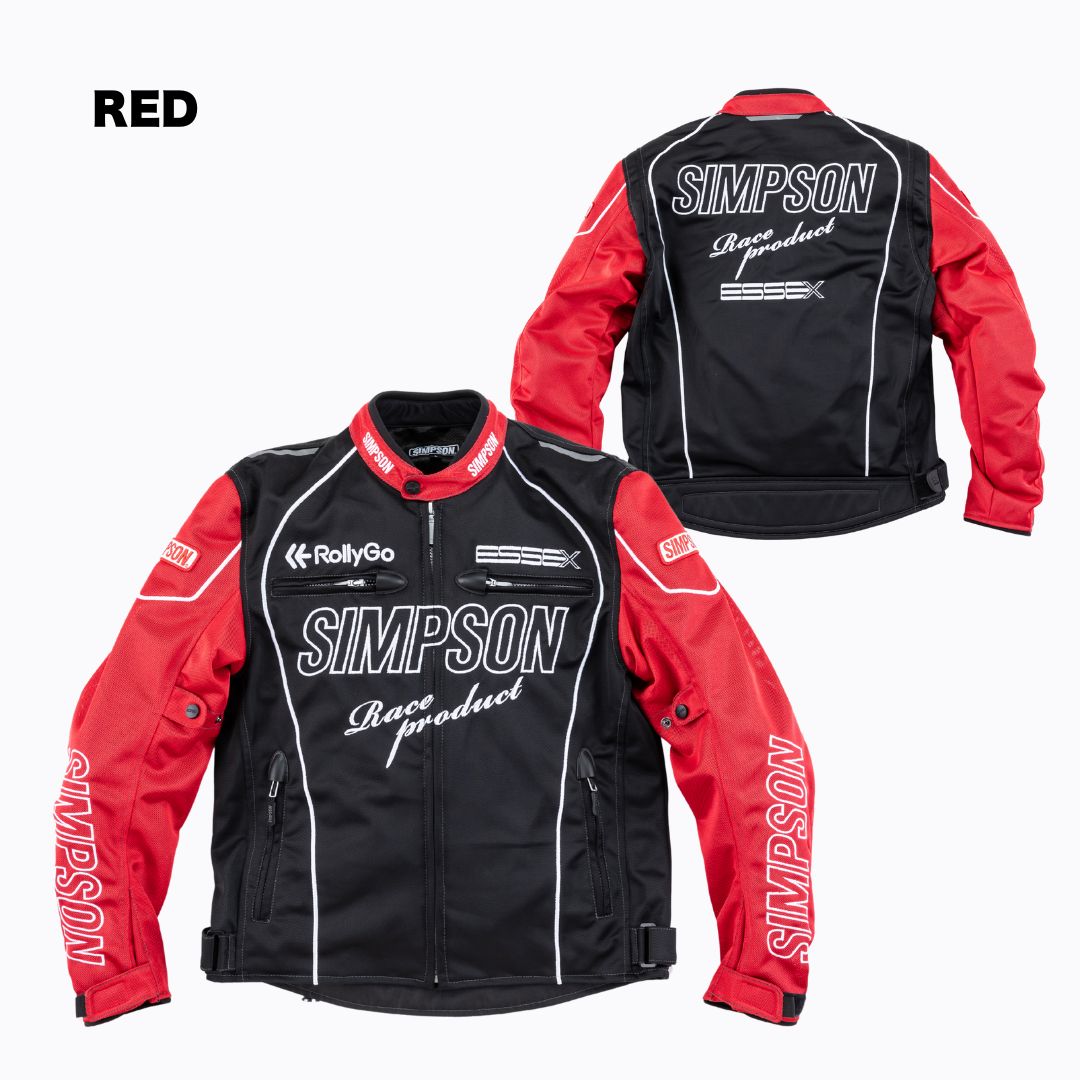 SIMPSON NSM-E02 ライダース メッシュジャケット 春夏モデル | SIMPSON