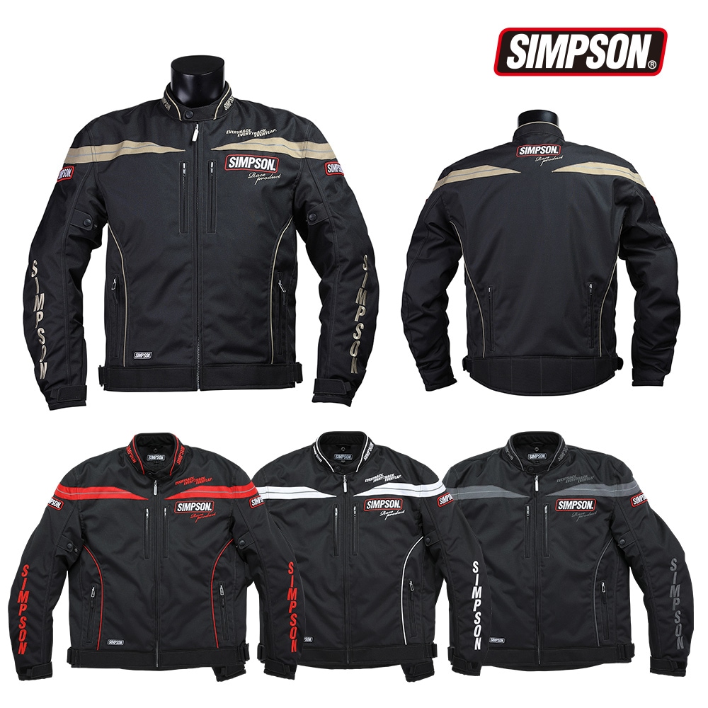SIMPSON NSW-C02 ライダース ウィンタージャケット 秋冬モデル