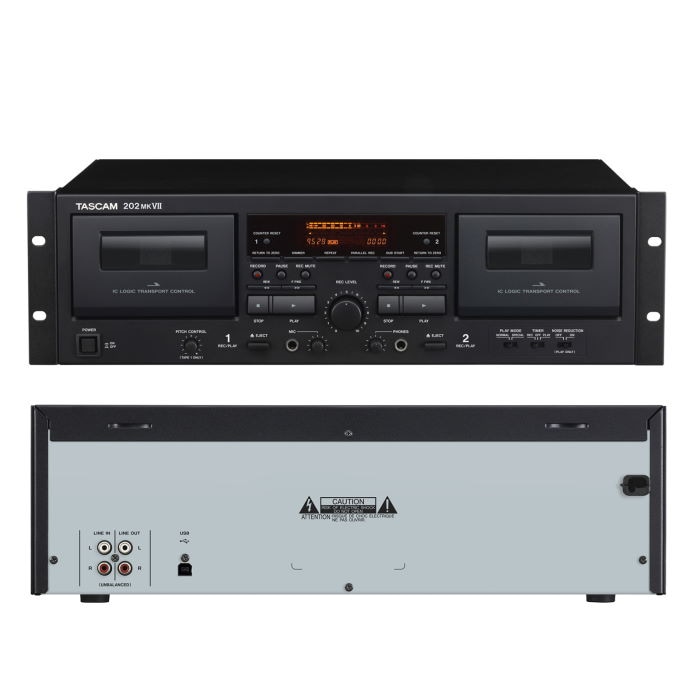 202MKVII ダブルカセットデッキ(ワンウェイ) TASCAM