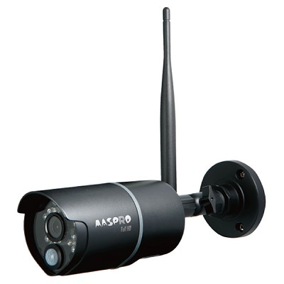 MASPRO モニター&ワイヤレスHDカメラセット【増設カメラ】WHCFHD-D WHCFHD-D(CMOSセンサー（約200万画素） 本体カラー：ホワイト