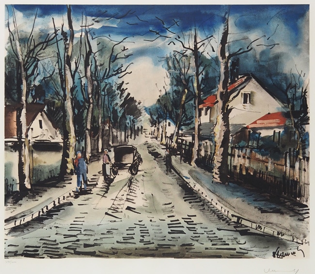 モーリス・ド・ヴラマンク 「雷雨の後」（スピッツァー版