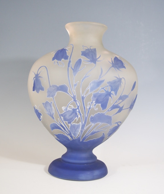 エミール・ガレ 「トルコキキョウ文花瓶」 | | アトリエ・ブランカ