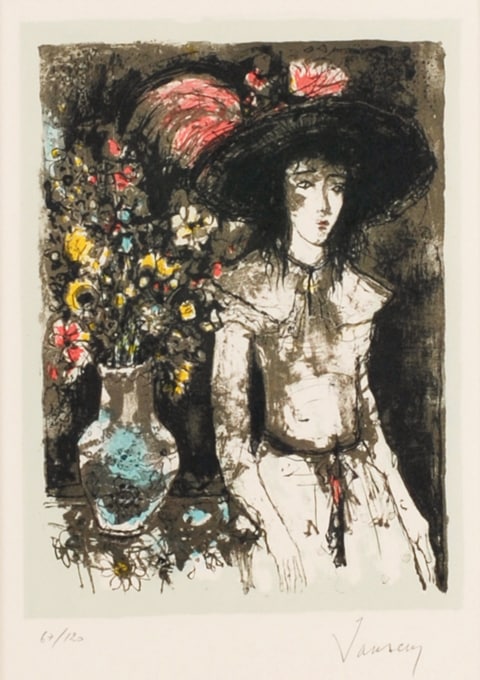 ジャン・ジャンセン 「少女とブーケ」 | | アトリエ・ブランカ