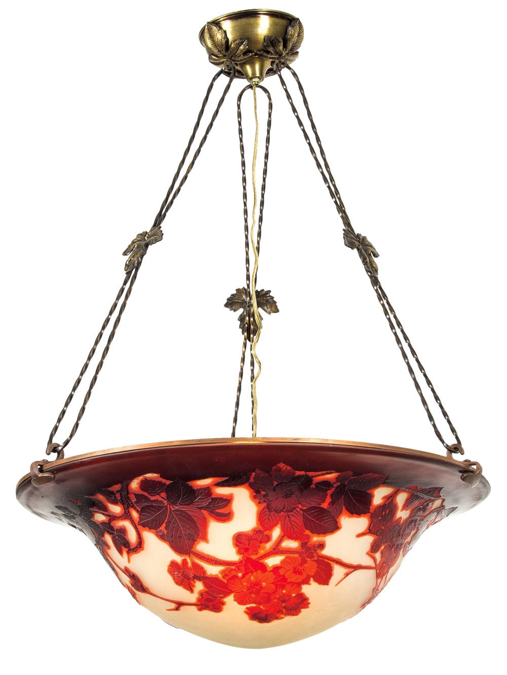 エミール・ガレ 「木瓜文天吊灯」 | | アトリエ・ブランカ