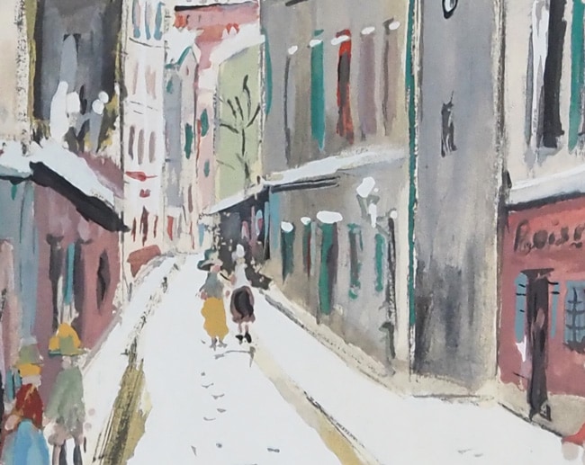 モーリス・ユトリロ 「サン・リュスティック通り」 | | アトリエ・ブランカ