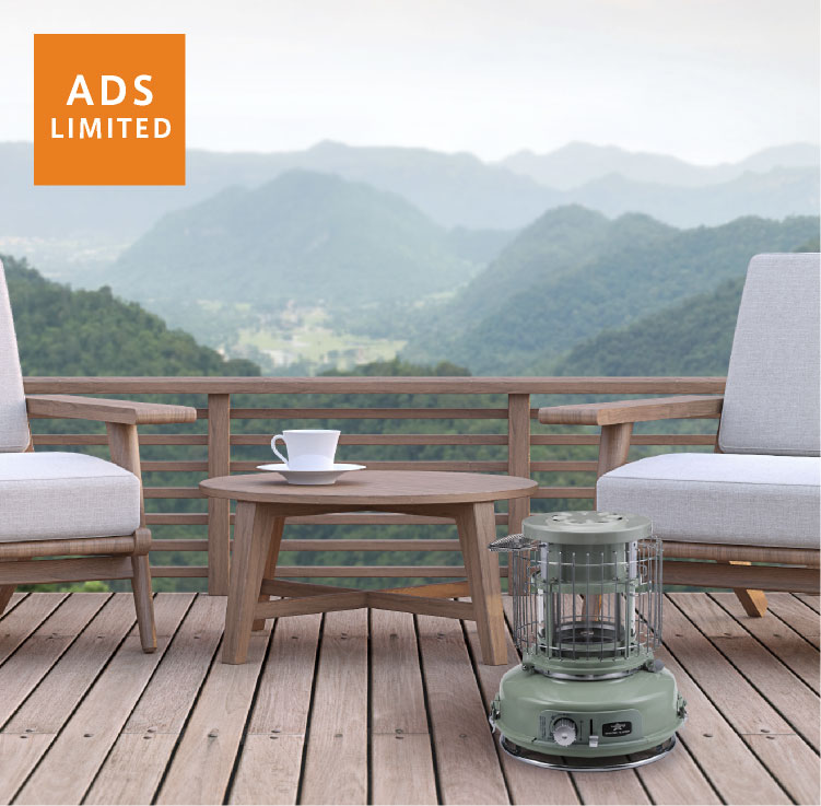 ADS限定商品】センゴクアラジン ポータブルガスストーブ （グリーン