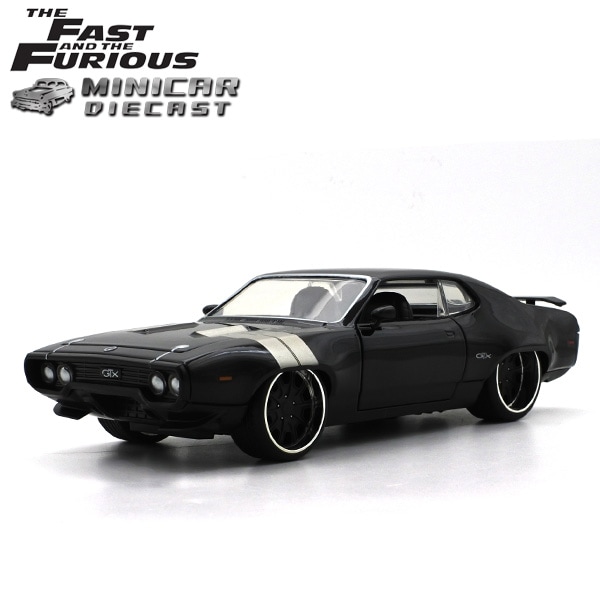 1/24 ワイルドスピード 箱入り ミニカー DOM'S PLYMOUTH GTX ブラック