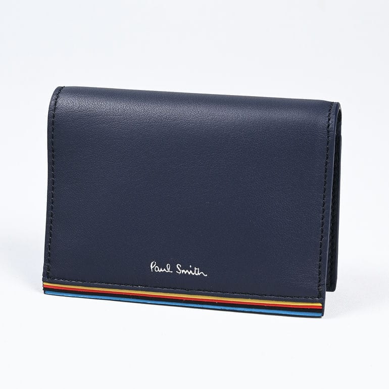 ポールスミス Paul Smith カードケース 名刺入れ メンズ ネイビー