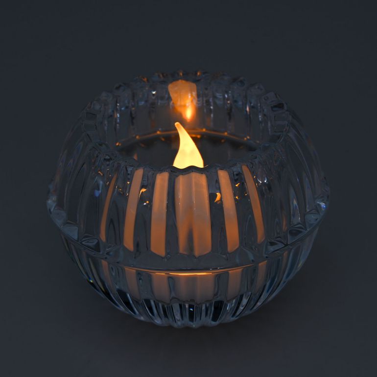 バカラ Baccarat キャンドルホルダー ミルニュイ MILLE NUITS クリア