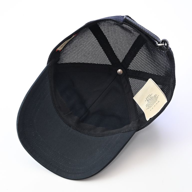 グッチ GUCCI ベースボールキャップ キャップ 帽子 パッチ付きロゴ刺繍