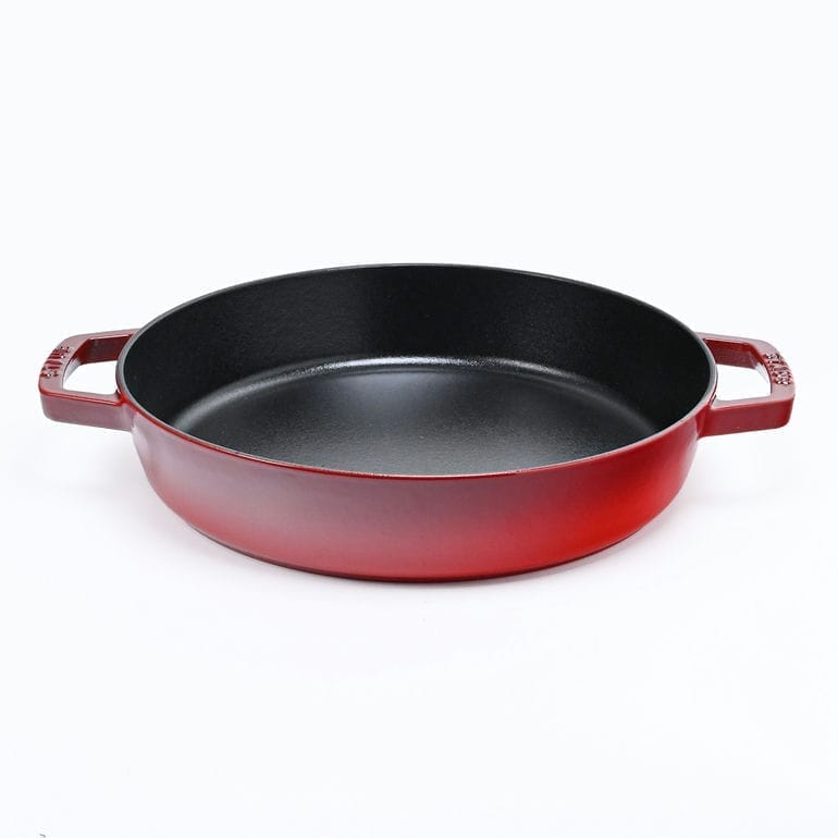 ストウブ staub 両手フライパン 26cm ラウンド スキレット チェリー