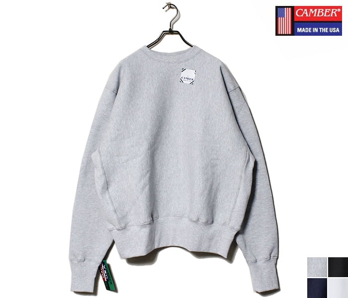 CAMBER キャンバー スウェット クロスニット クルーネック リバース