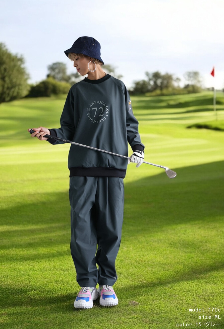 ANTIQUA GOLF×STCH パンツ メンズ 送料無料・再入荷 メール便不可