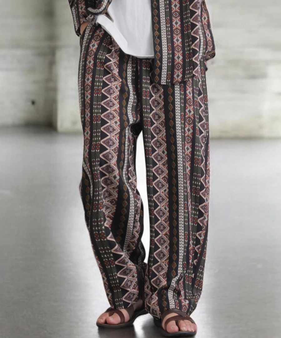 ネイティブ柄パンツ パンツ メンズ ボトムス 送料無料・(30)メール便可