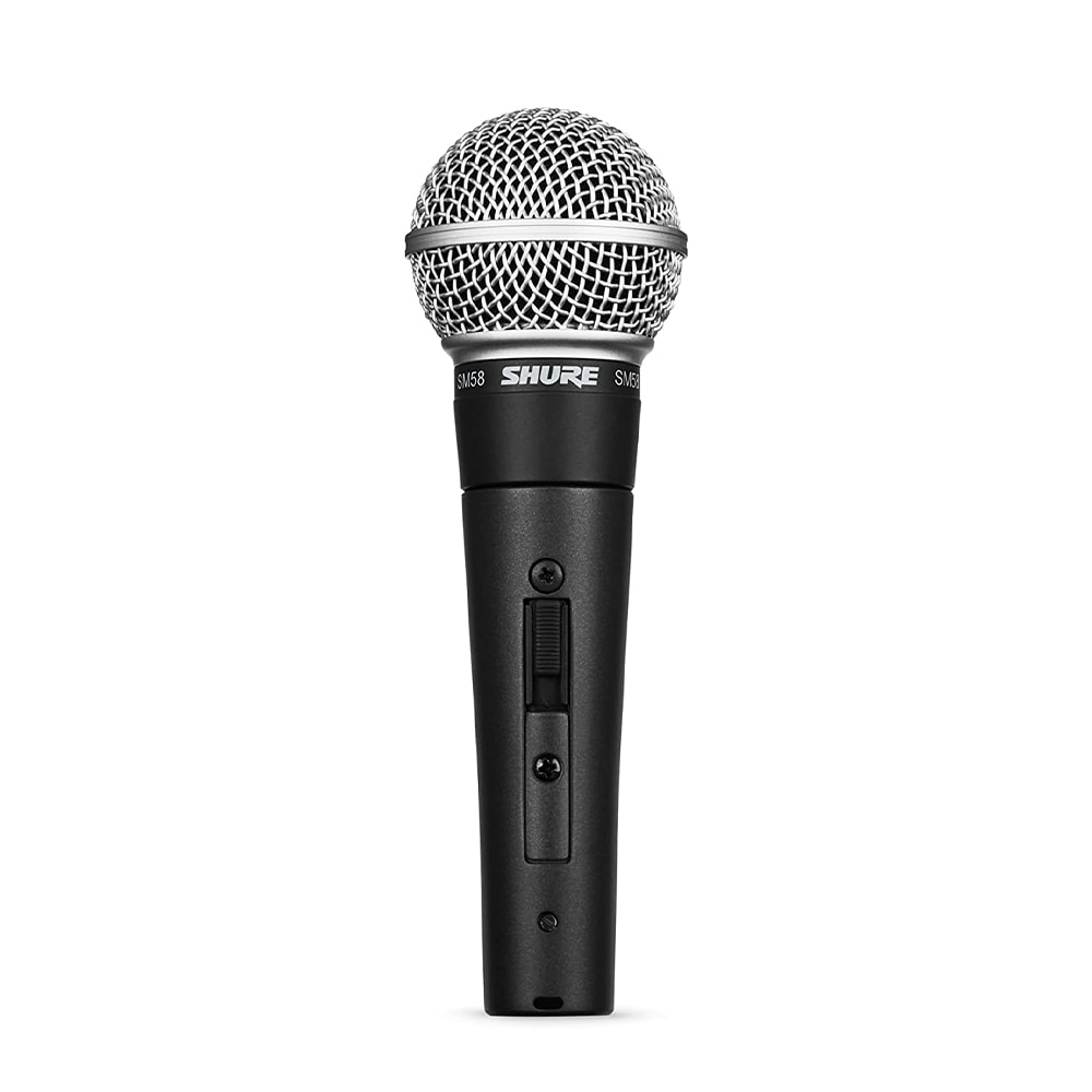 SHURE SM58 マイク 本体と付属品 SHURE ダイナミックマイク SM58SE(マイクスタンド・マイクケーブル