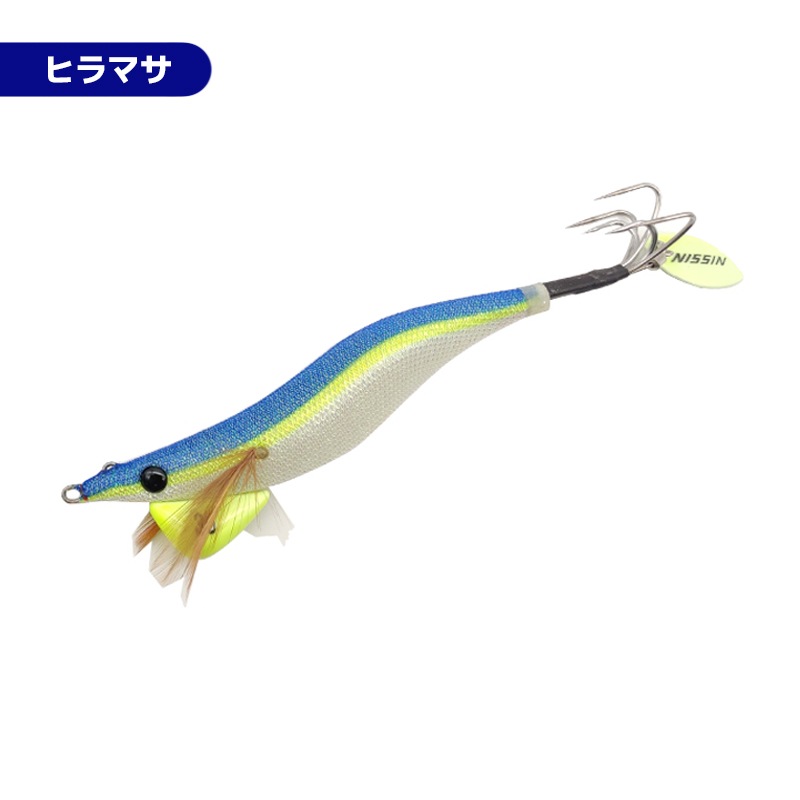 NISSIN タコエギ 35g 下地グロー ダブルアイ ダブルホールドフック装備