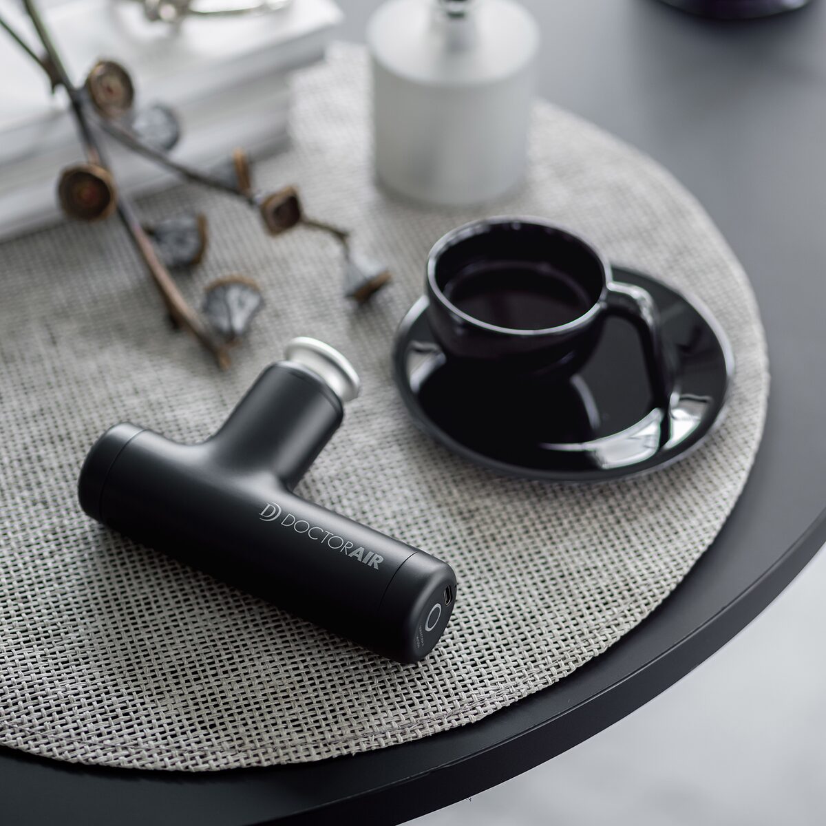 送料無料】ドクターエア エクサガンハイパー マットブラック REG-04 BK