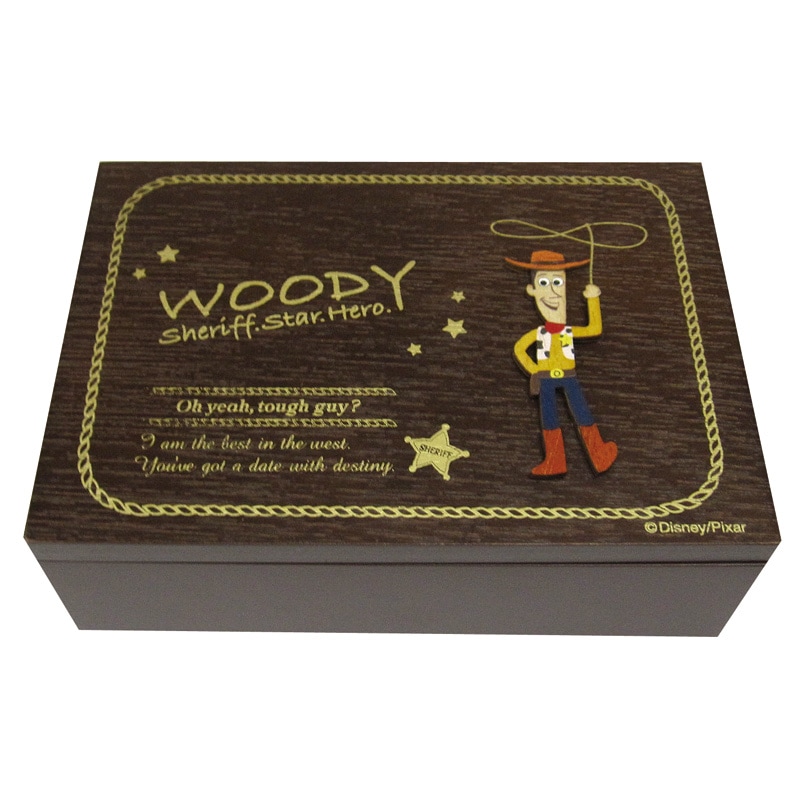 ディズニー ウッドパーツジュエリーボックス トイストーリー