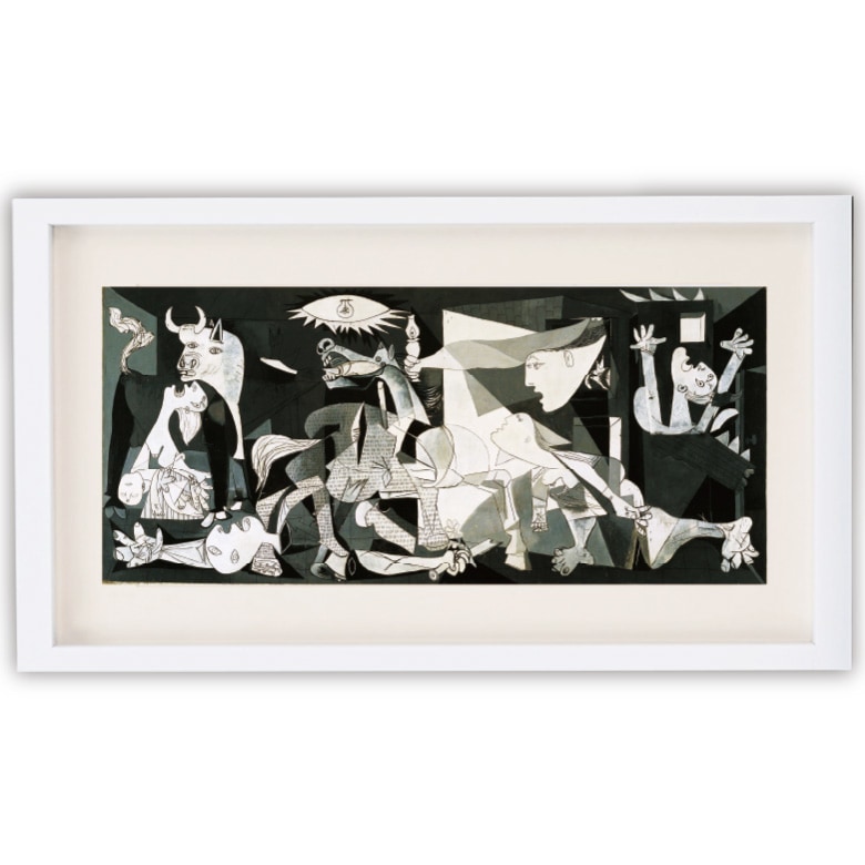 ゲルニカ』 パブロ・ピカソ 立体複製名画 額装付 【ポイント5％還元中