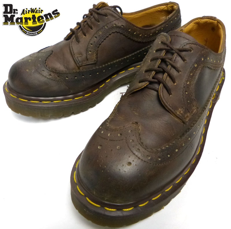 英国製ドクターマーチン Dr.Martens 5ホールウイングチップシューズ