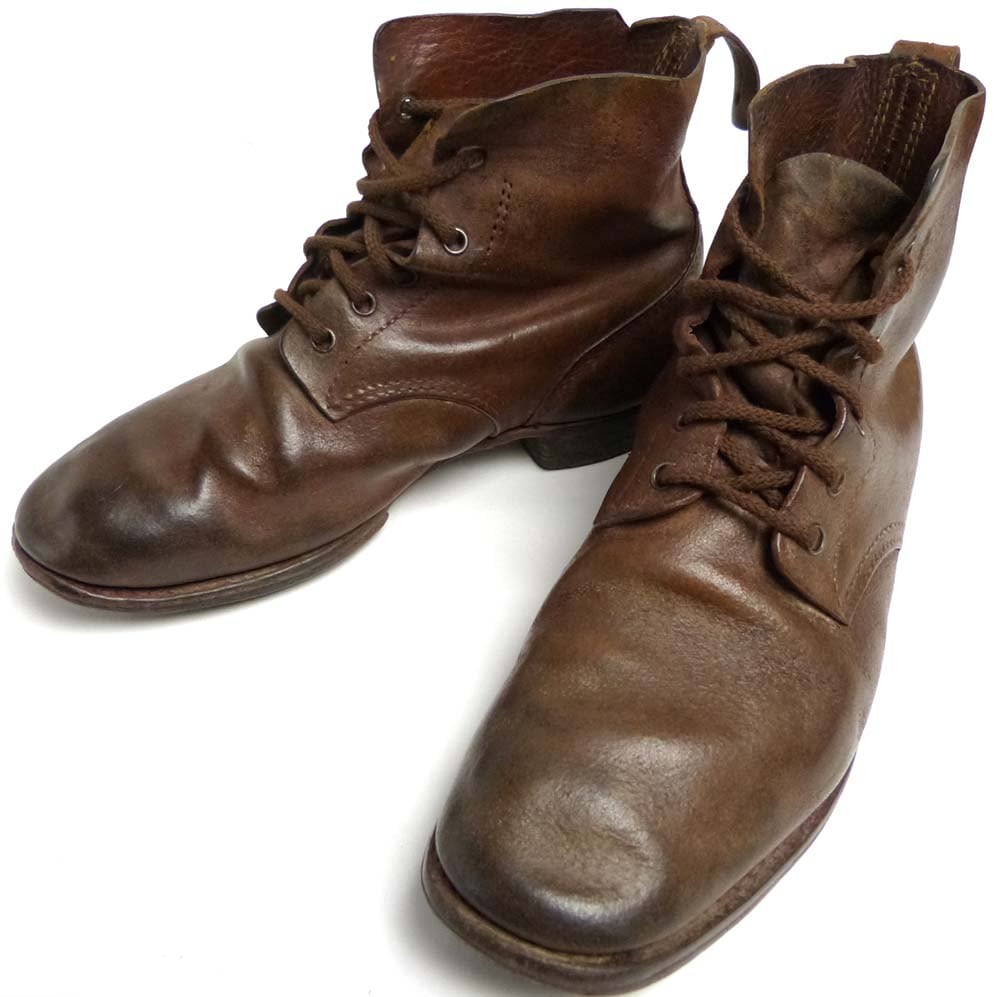 希少】1930s /昭和12年頃 旧日本陸軍 107 鋲付 編み上げブーツ / 編上