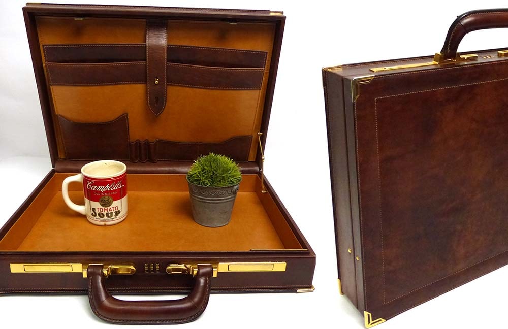 ヴィンテージ レザー アタッシュケース / トランク【中古】｜レザー