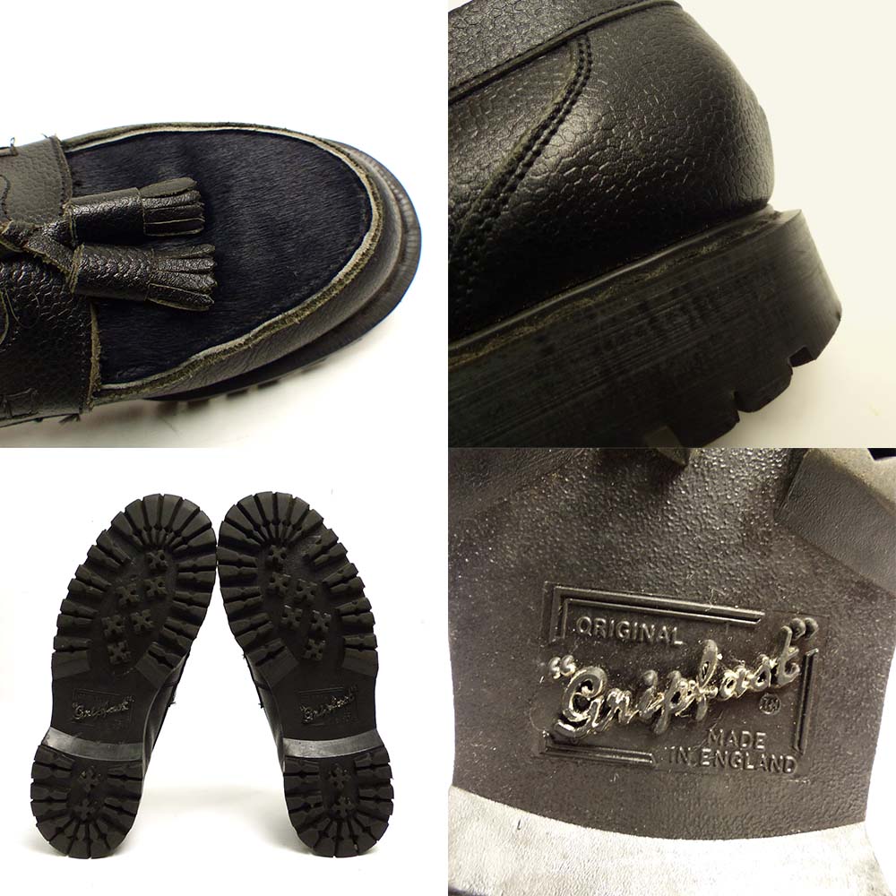 英国製 カトー / KATO` White&Co別注 ハラコ レザー タッセル