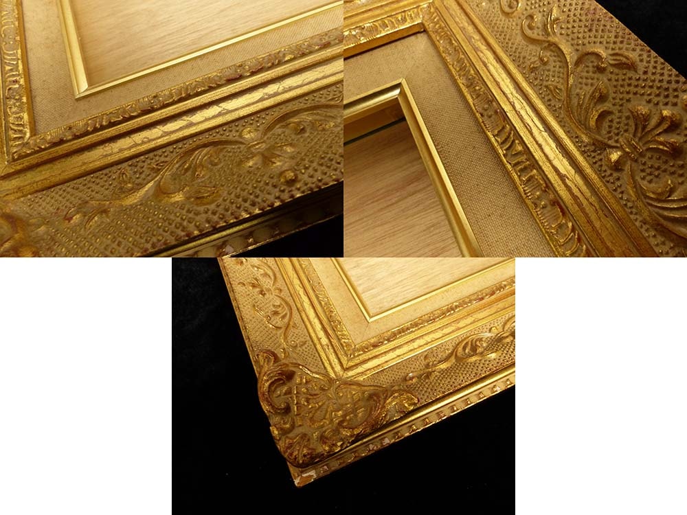 RIKUMUページ◇油絵F4号サイズ用の流木での額縁フレーム RIKUMUページ