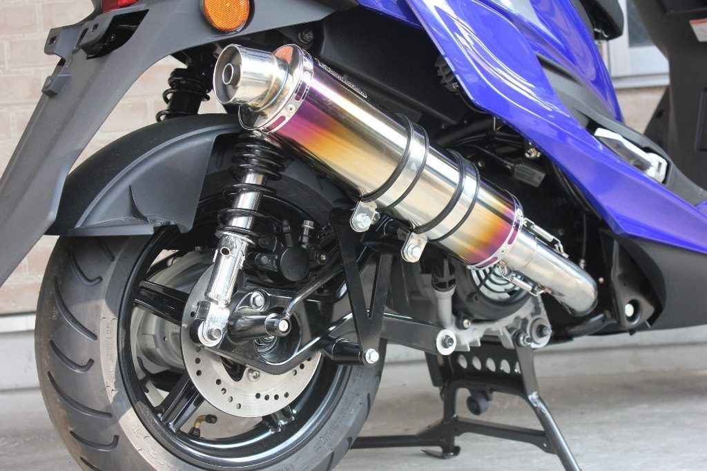 シグナスX125 5型 SED8J フルエキチタンマフラー 日本製 made in Japan