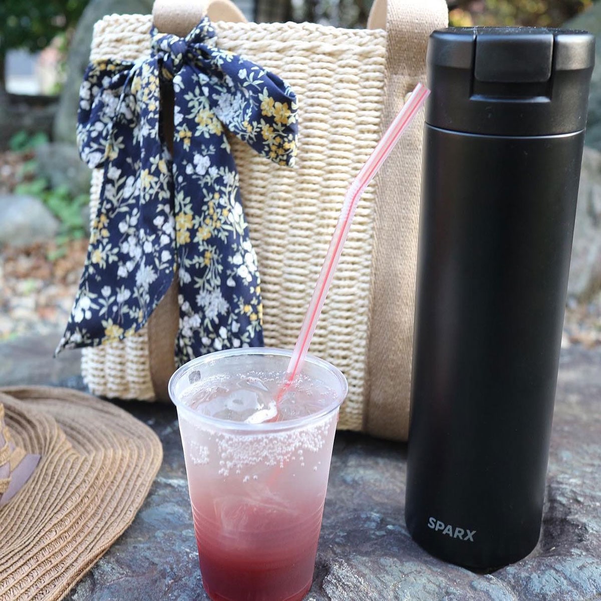 SPARX（スパークス）真空断熱炭酸用ボトル 560ml マットブラック ASOC