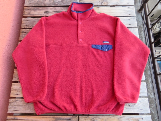 USED パタゴニア シンチラスナップT 94年製FW製 ブリック L jkz585