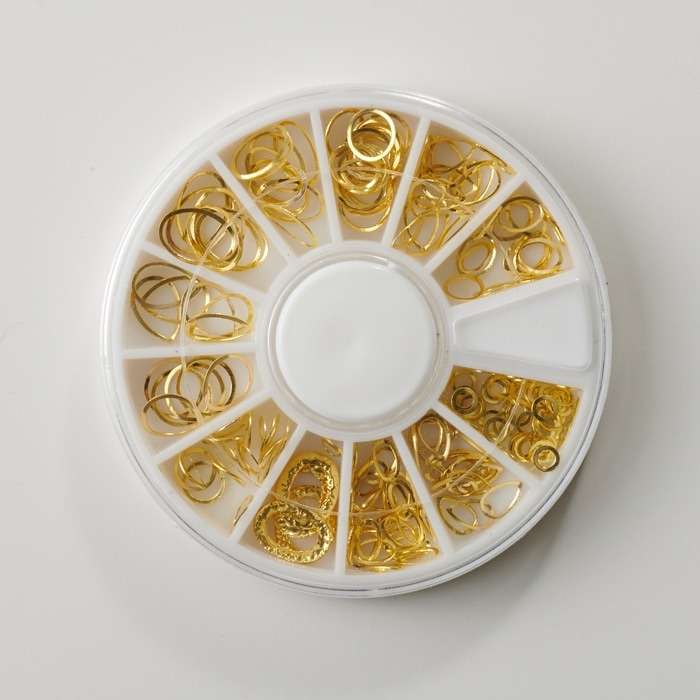 レジン用メタル封入パーツ 12種入り D【封入資材/シェイカーレジン