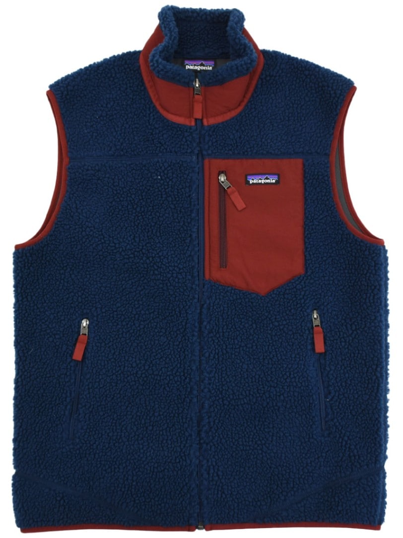 18's パタゴニア クラシックレトロXベスト ストーンブルー 表記(M