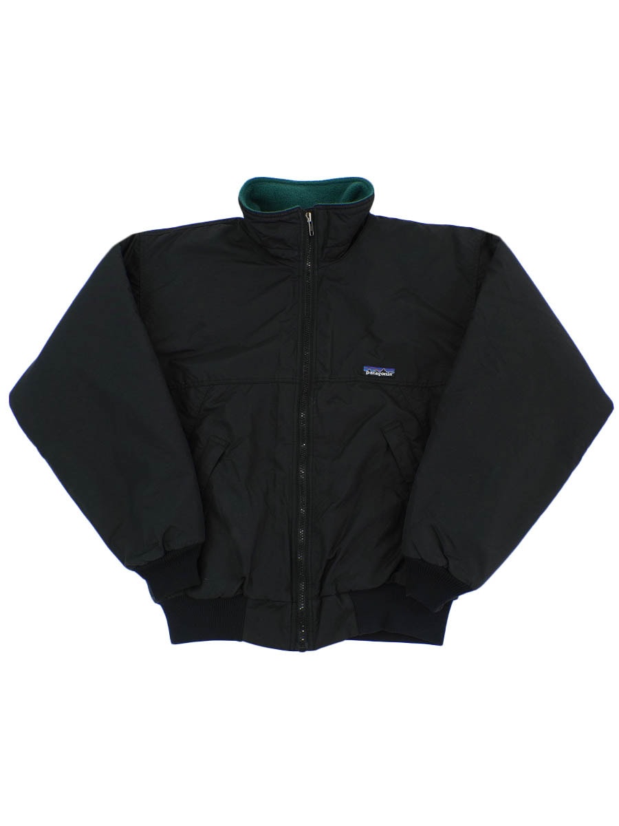 95 パタゴニア シェルドシンチラジャケット ブラック 実寸(L位