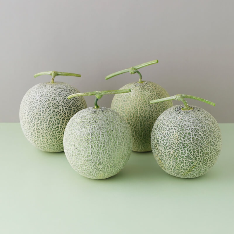 特選メロン4玉/箱(約8kg)【2025年販売終了】 | シーズン,夏野菜 | 美瑛