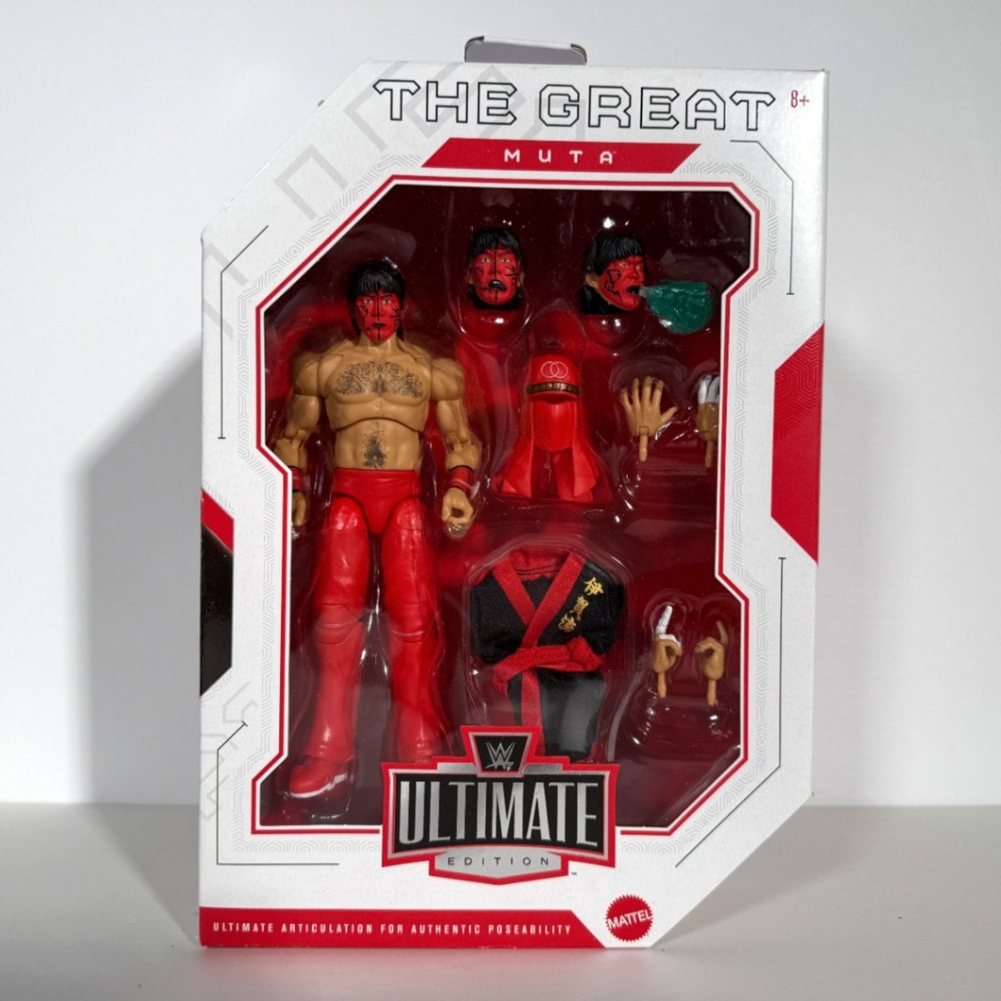 激レア・劣化なし超美品】グレート・ムタ フィギュア クリア赤ver. 激
