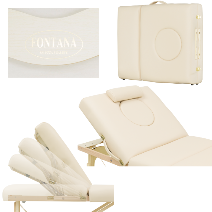 低反発 フォンタナ 折りたたみベッド ベネチアチルトフェイスホール 長