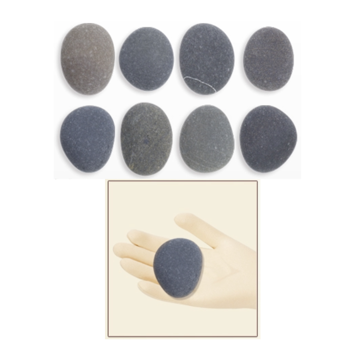 ホットストーン 身体用玄武岩(中)8個セット(アリゾナ)(直径5-8cm 厚み