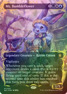 レイズドFOIL】【英】バンブルフラワー夫人/Ms. Bumbleflower[多色MR