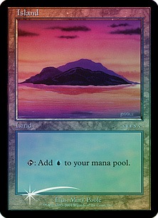 イベント配布》【FOIL】【英】島/Island[土地P]【アリーナランド