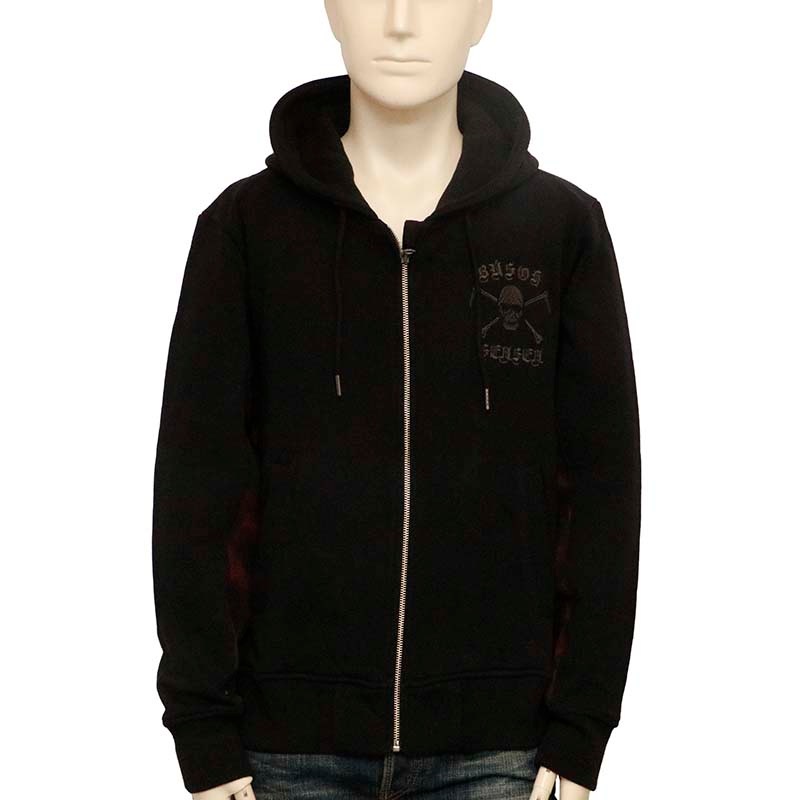 クローズ×WORST 三代目 武装戦線 刺繍 ナイロン 切替 裏毛 フル ZIP