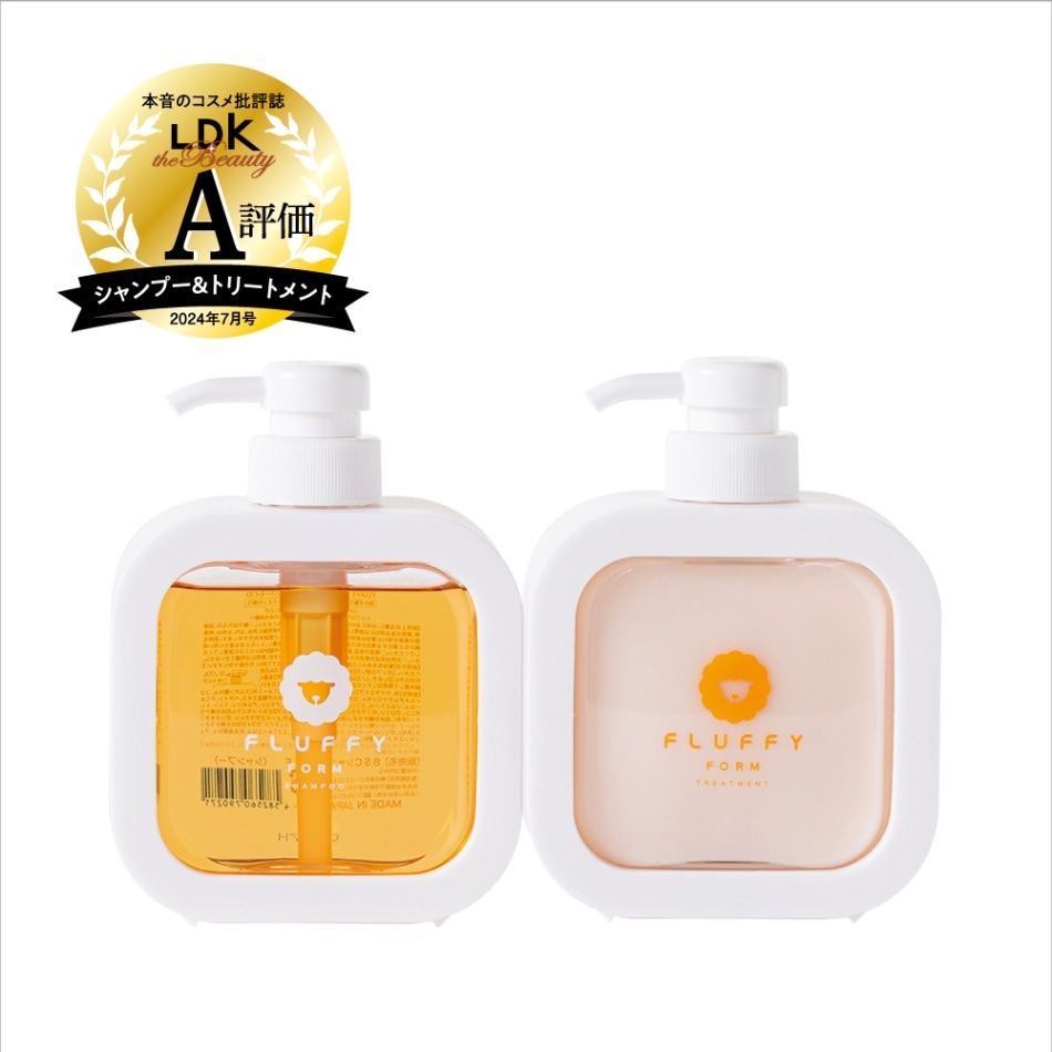 FLUFFY FORM ケラチン配合シャンプーモイスト＆トリートメントモイスト