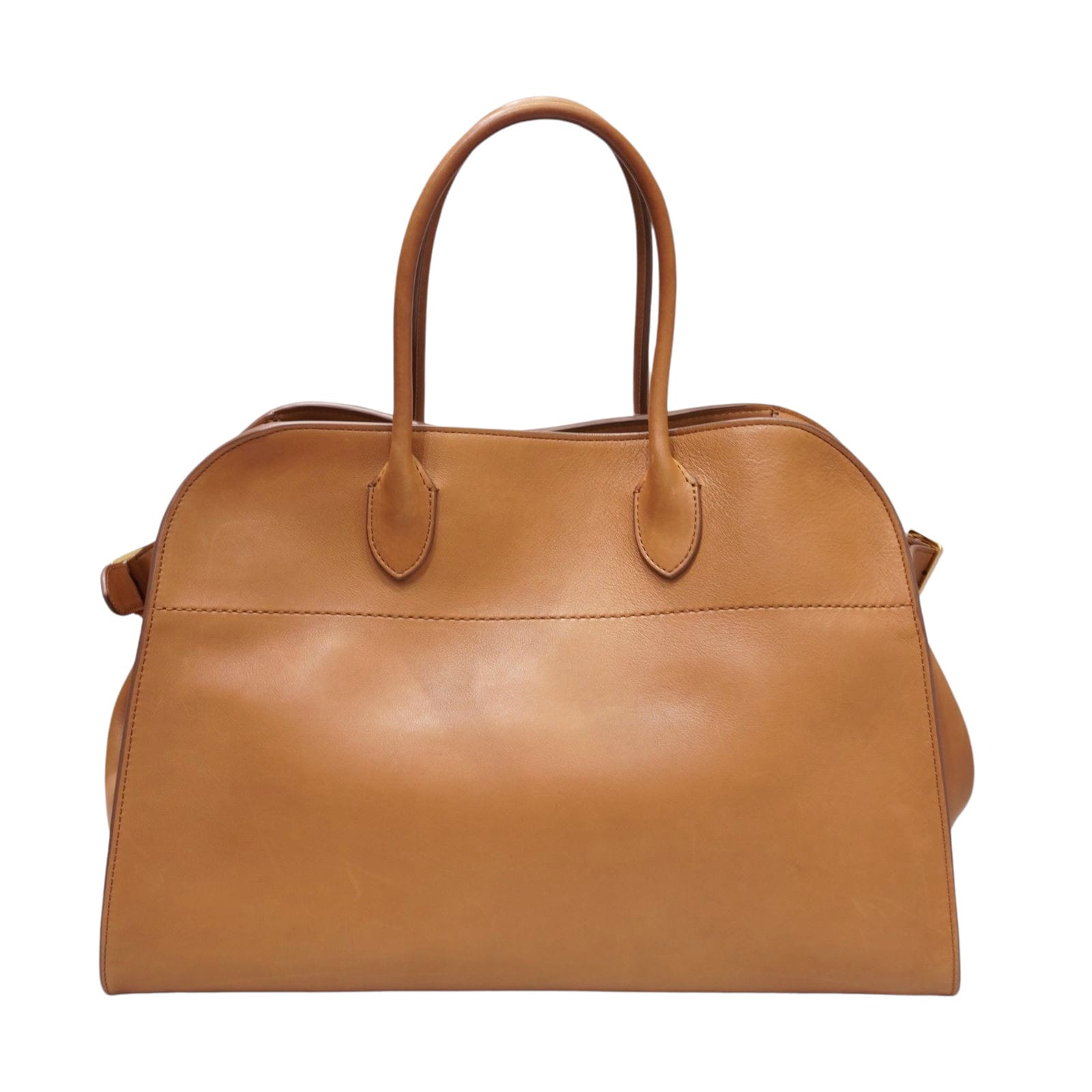 THE ROW(ザ・ロウ) マルゴー15 ハンドバッグ タン カーフレザー ランク