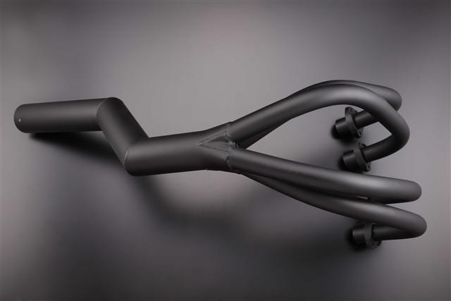 CB400F/CB350F BRC手曲げショート管(黒) ※バッフル脱着可能 | HONDA