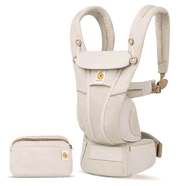エルゴベビー抱っこ紐 オムニブリーズ サンドベージュ ポーチ付き