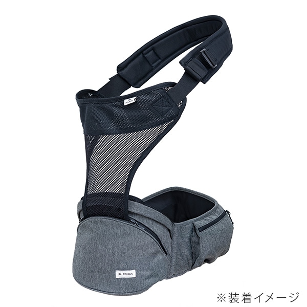 ポルバン POLBAN シングルショルダーセット アドバンス デニムブラック