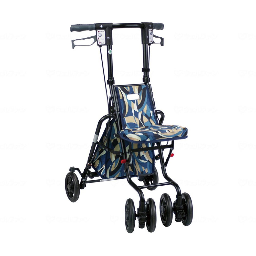 サニーウォーカーSP -中- GCブルー ｜ シルバーカー・歩行器,シルバー