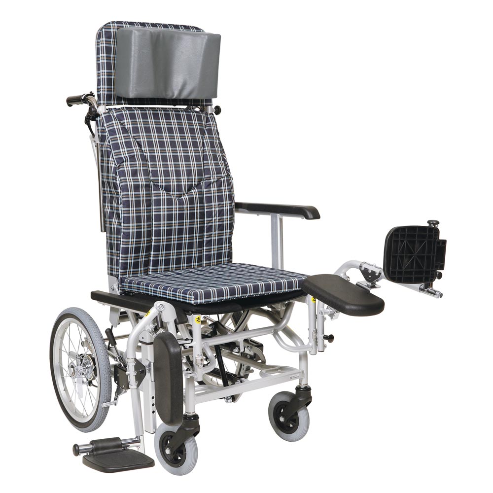 介助用ティルト＆リクライニング車椅子 KXL16-42EL/RM ラクまくら仕様