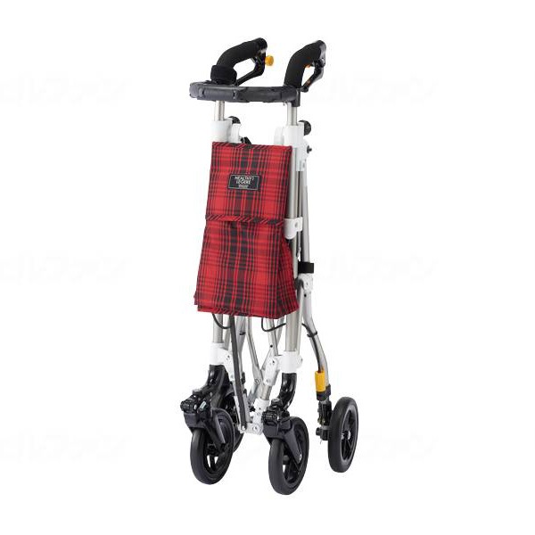 ヘルシーワン レジェール タータンレッド ｜ シルバーカー・歩行器
